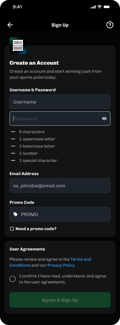 After · instant field-level validation