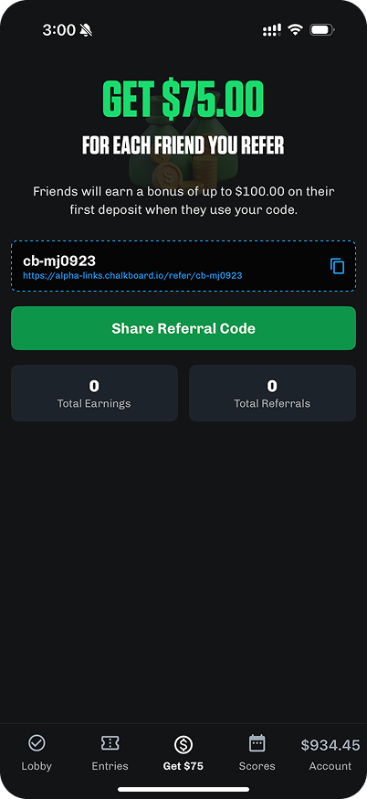 Refer-a-Friend · the original screen I inherited