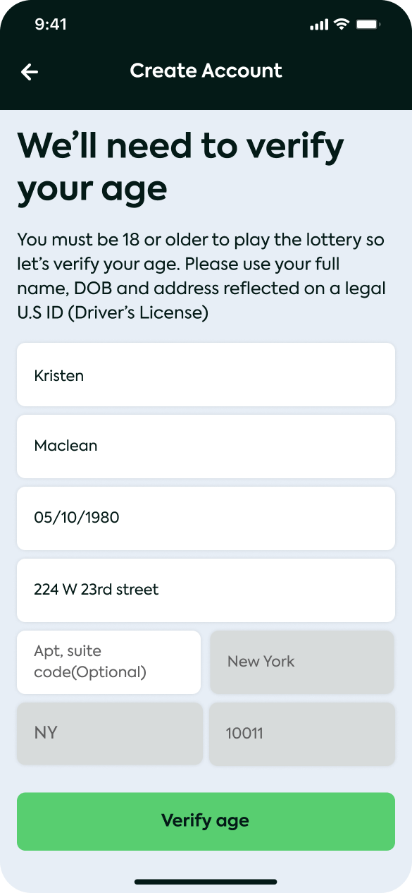 Home address auto-search · Screen 3
