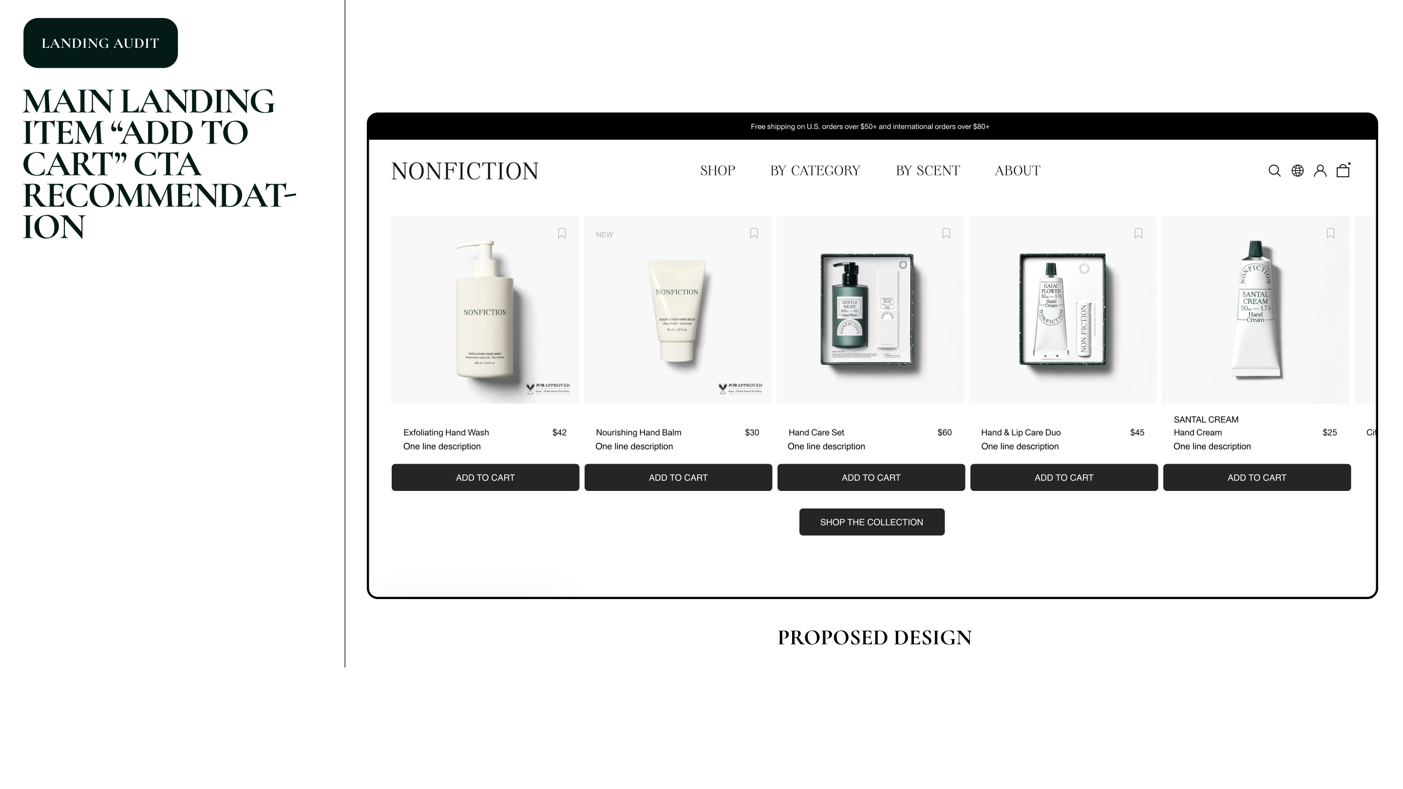 APV Optimization · Listing Grid — After (Add to Cart CTA recommendation)